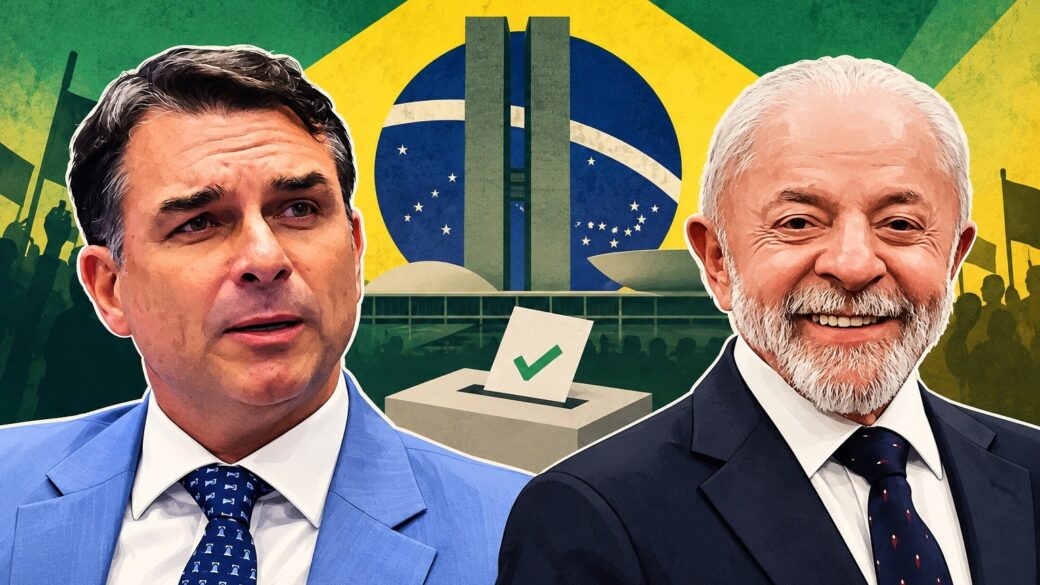 Centro de conteo o mesa de votación brasileña durante la jornada electoral de primera vuelta, con urnas electrónicas o actas visibles, que remita a la elección presidencial sin anticipar un ganador.