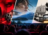 Sala de cine/auditorio de festival con pantalla encendida, en penumbra, sin identificar sede ni película — representa la ventana de programación, no un evento puntual.